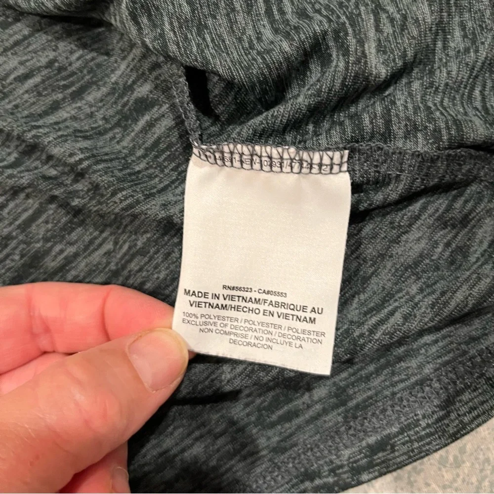 Nike Dri-Fit Women's Charcoal Heather Short Sleeve Tee - Picture 4 of 6